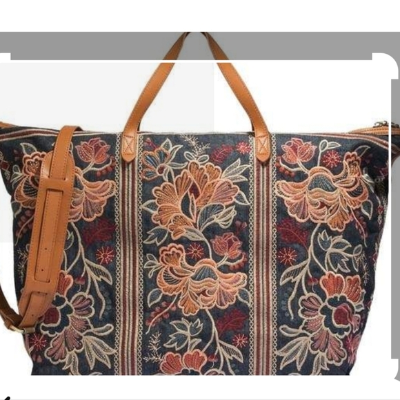 Nwt Johnny Was Weekend Bag - Picture 1 of 6